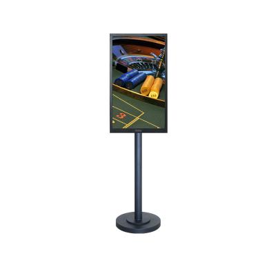 China 27 Inch Double Side LCD Monitor High Resolution Floor Standing Digital Signage for sale