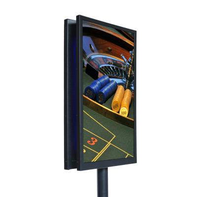 China 27'' Double Side LCD Monitor 5m HDMI Cable for Commercial Use for sale