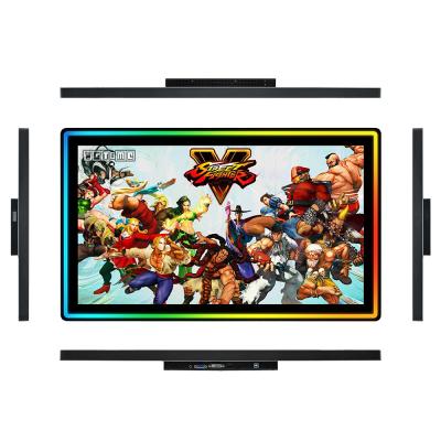 China PCAP LED Touch Screen Monitor 27 Inch Curved Corner Design For Gaming Machine for sale