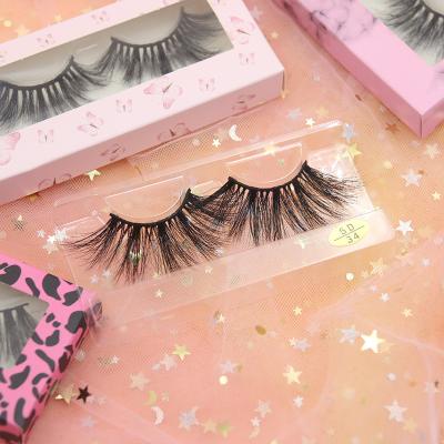 China China 3d 5d thick wholesale cheap luxury private label mink lashes 25mm super fluffy mink eyelashes for sale