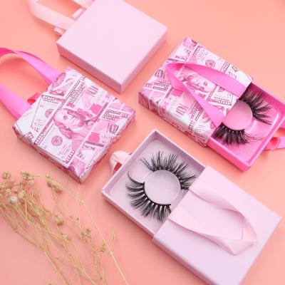 China Custom 3d Mink Eyelashes Eyelash Packaging Wholesale Vendors Supplies 3d Mink Lashes Box Thick Handmade Eyelashes Packaging for sale