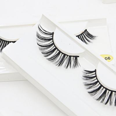 China High quality natural European thick and American mink eyelashes 3d false mink eyelashes eyelash factory wholesale with custom made packaging for sale