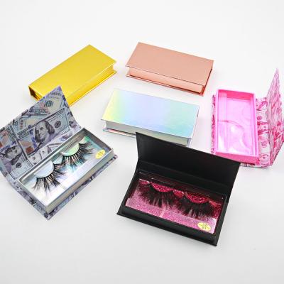 China Custom Eyelash Packaging 3d Mink Eyelashes Wholesale Vendors Supplies 3d Mink Lashes Packaging Box Naturally Thick Handmade Eyelashes for sale