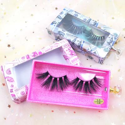 China Super Flexible False Eyelash Label Lick Luxury Custom Packaging Box for sale