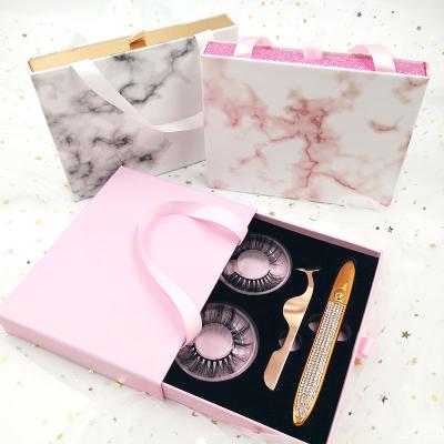 China Real eye lashesh set 3D 5D long natural mink eyelashes and eye lashesh packging strip false lashes wholesale eyelash seller customized boxes for sale