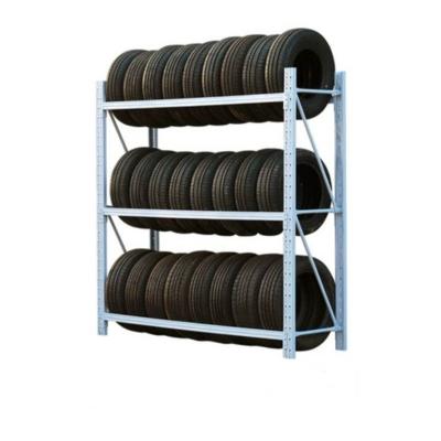 China Modern Customized Customized Warehouse Storage Stacking Moving Pallet Truck Tire Metal Steel Tube Tire Racking for sale