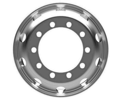 China 22.5*8.25 Inch 10 Hole Aluminum Truck Forged Aluminum Rim Truck Wheel for sale