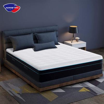 China Foldable Pocket Springs King Premium Queen In A Box Sleep Factory Price Good Natural Latex Gel Memory Foam Mattress for sale