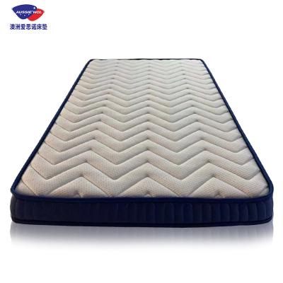 China Natural Spring Dormitory Foam Mattress Topper Pad Sponge Coil Bonnel Latex Hotel Memory Foldable Foam Compressed Bed for sale