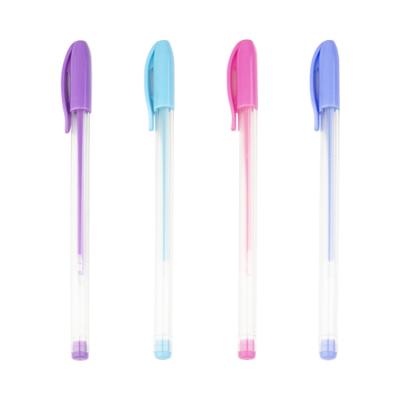 China office & School Pen Customized Color 3Pcs Colored Ballpoint Pen for sale