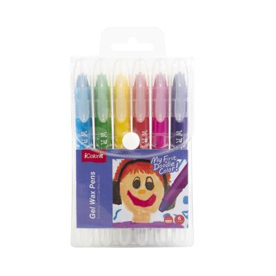 China Wholesale Painting/Drawing 6 12 24 36 Colors Non-Toxic Twist Gel Wax Crayons For Kids Painting for sale