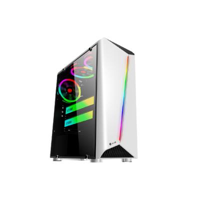 China Widely Used Steel Factory Sale Atx Gaming Computer Case White PC Various for sale