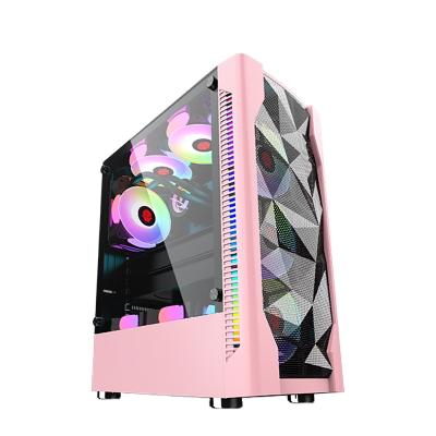 China Steel Sell Well New Type Cheap ITX ATX Gaming Computer Desktop Cases for sale