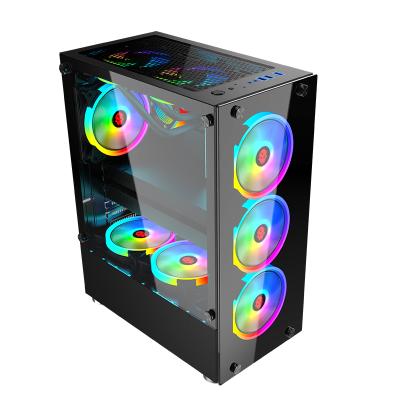 China OEM PC Desktop Case for Gaming ATX Computer Vertical Case Micro PC and Desktop Case ATX for Game for sale