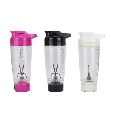 China Sustainable 600ml Protein Shaker Bottle Electric Plastic Water Bottle for sale