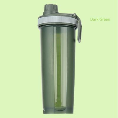 China Hot Selling Custom Plastic Water Bottles Viable 740ml Logo Protein Shaker Bottle for sale