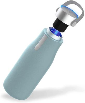 China Water Bottle Vacuum Self-cleaning Intelligent UV Self-cleaning Smart Insulated Water Bottle Vacuum Stainless Steel Water Bottle With Handle Double-wall Bottle for sale