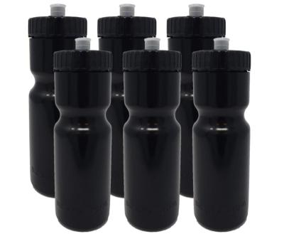 China Sustainable 6-Pack of Sports Squeeze Water Bottles - 22 oz. BPA free sport bike and bottle with easy open push for sale