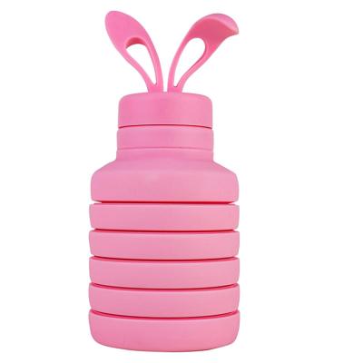 China Sustainable Collapsible Portable Silicone Water Bottle For Increasing Climbing for sale