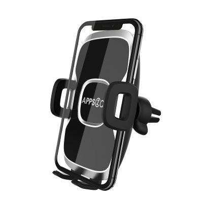 China Adjustable Customize Car Mount Duct Phone Holder 360 Degree Phone Holder Stand Cell Phone Holder for sale