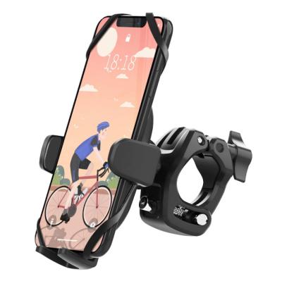 China Universal Electric Mobile Phone Holder Adjustable Bicycle Motorcycle Mountain Navigation Bracket Electric Bike Phone Holder for sale