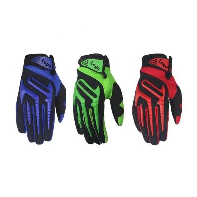 China 2023 New Custom Full Touch Screen Motorcycle Motocross Full Finger Gloves Breathable Cycling Racing Riding Gloves for sale