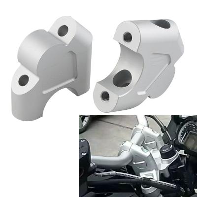 China Universal Riser Clamp Lightweight Bracket Mount Adapter Handlebar Motorcycle Grip Bar Riser Clamp For 7/8