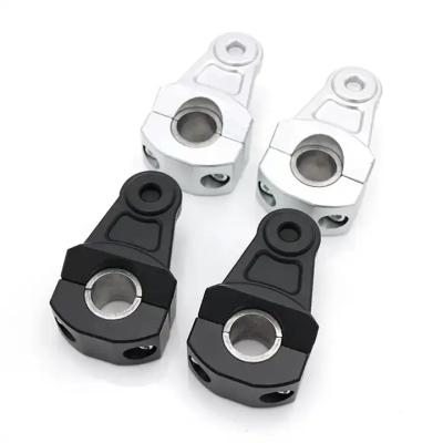 China Lightweight Universal 22mm 28mm Handlebar Risers Motorcycle Adjustable Bars Hold Grip Bar Risers for sale