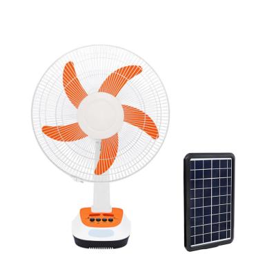 China Wholesale 16 Inch USB Powerful 9 Speed ​​Electric Solar Rechargeable Fan Mobile Charging Plastic Portable Energy Saving for sale