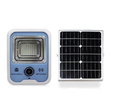 China Home solar 150W flood light with camera wifi MPPT solar flood light for sale