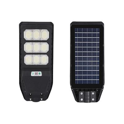 China ROAD 300W Solar Street Lights All In One Outdoor Motion Sensor Ip65 Street Lights With Remote Control For Parking Lot Patio Backyard for sale