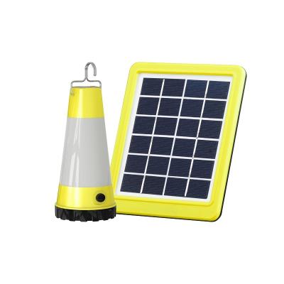 China Home Cost-effective multi-function led solar panel lithium battery emergency light solar flashlight for outdoor use for sale