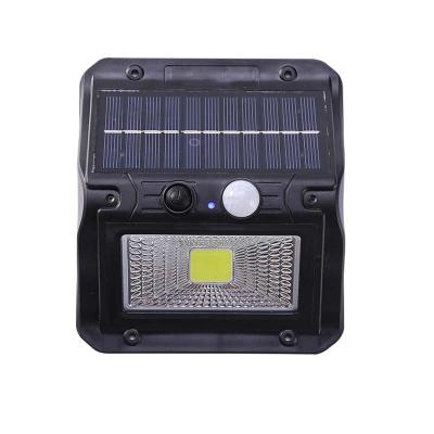 China Super Bright Garden 3000mAh Motion Sensor Smart Outdoor Solar Light COB Waterproof IP65 Wall Lamp for sale