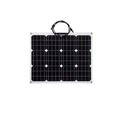 Chine Panneau solaire semi-flexible de 50w Panneaux solaires pliables à haute ténacité à vendre