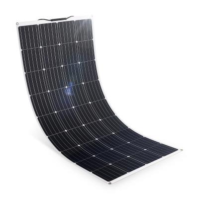 China 150W ETFE Surface Semi Flexible Solar Panel for Waterproof and Dustproof Performance for sale