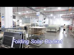 300w solar blanket solar folding bag black portable waterproof solar backpack