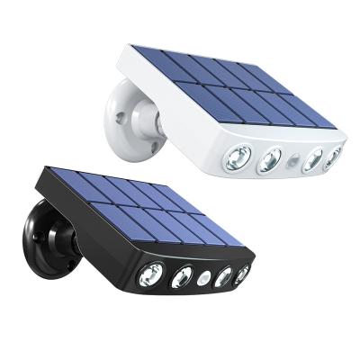 China 2020 New ABS Solar Lights Smart Outdoor Garden Yard Lawn Solar Collector Wall Light Light Control for sale