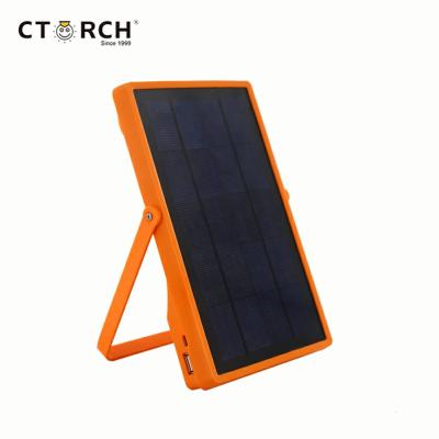 China CTORCH Indoor Portable Solar Smart Emergency Light Power Bank Lights Emergency Solar LED Flood Lights for sale