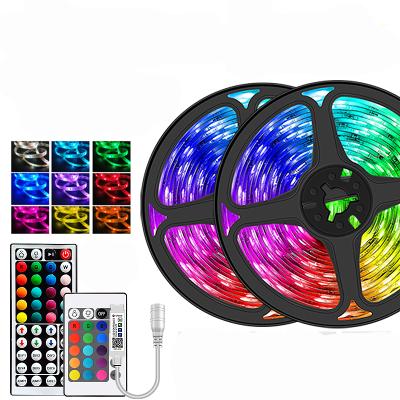 China Home Decoration DC 12V 5050 2835 5M 10m 15M SMD RGB Led Strip Light With Alexa Google for sale