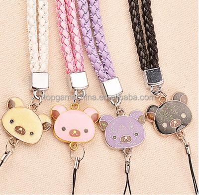 China ABS+New cartoon mobile phone straps,animals and flowers nylon straps for mobile phone for sale