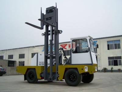 China 5t 3.6m hotsell Diesel Side Loading side loader Counter-Weight Forklift Truck with low discount price for sale