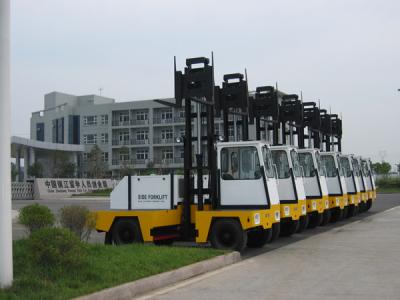 China 5t 3.6m hotsell Diesel Side Loading side loader Counter-Weight Forklift Truck with low discount price for sale