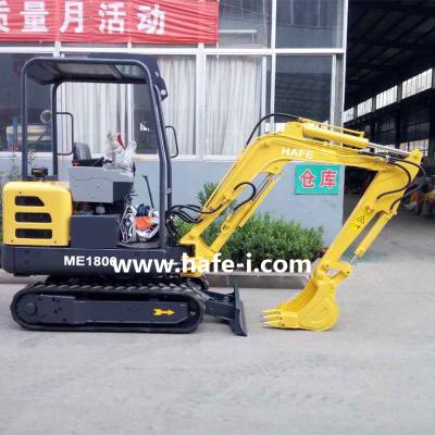 China Cheaper 1.8t 1800kg mini excavator with nice performance with chinese engine made in china hot sell in newzealand for sale