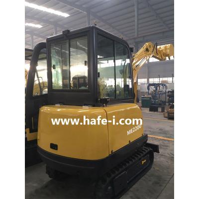 China Cheaper 2.2t 2200kg mini excavator with nice performance with chinese engine made in china hot sell in newzealand for sale