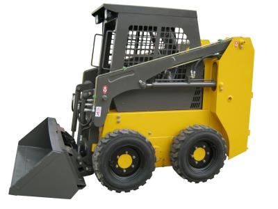 China powerful wheel skid steer loader SL70 capacity 700kg, mechanical  control, Xinchai 490BPG engine (50hp), bucket 0.3m3 for sale