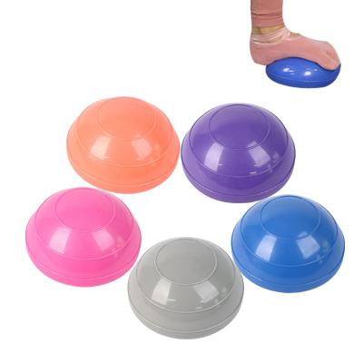 China SANFAN New Arrival Durable PVC Foot Massage Ball Fitball Exercises Trainer Fitness Balance Ball Inflatable Half Sphere Yoga Ball for sale