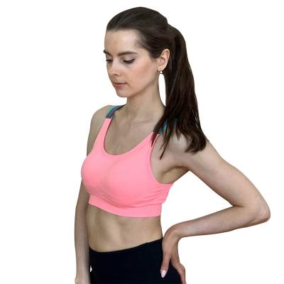 China Breathable Yoga Fitness Wear Sports Bra Private Label Gym Clothes Full Coverage Bra for sale