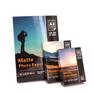 China Matte 108gr / Mate Paper Inkjet Photo Papel for sale