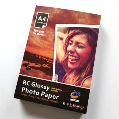 China 260 Gsm 4R High Glossy RC Inkjet Photo Paper 4X6 Paper For Photo Printing for sale