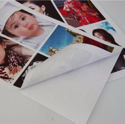 China Wholesale Bright Inkjet 115gsm Self Adhesive Glossy Back A4 Photo Paper for sale